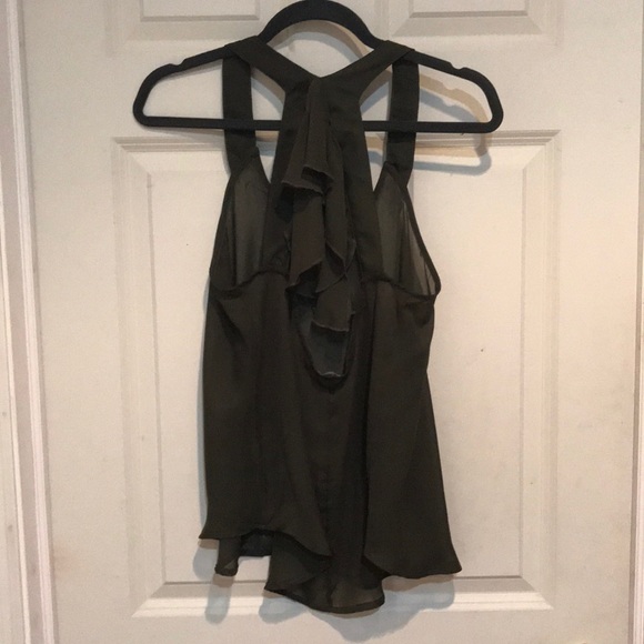 Olive green float top - Picture 2 of 5